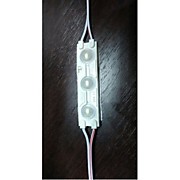 50.00  / шт02-02 Модуль светодиодный 12В 3*SMD5730 с пласт. прозр. линзой, IP67, 66*16*7 хол/б.